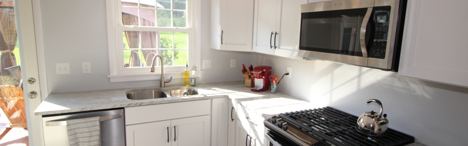 Remodeled kitchen counterspace