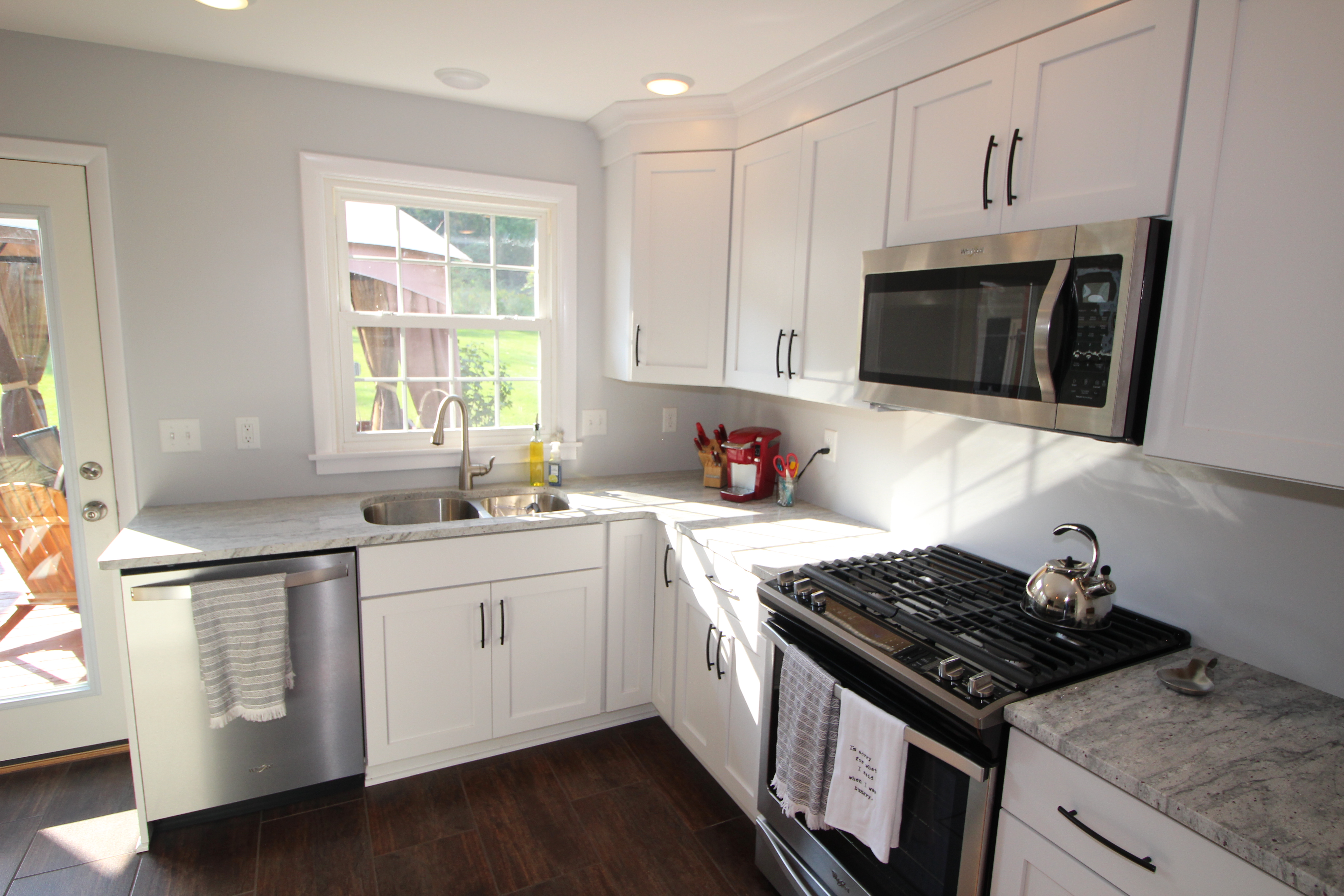 Remodeled kitchen counterspace